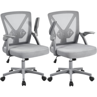 Grey office chair wayfair hot sale